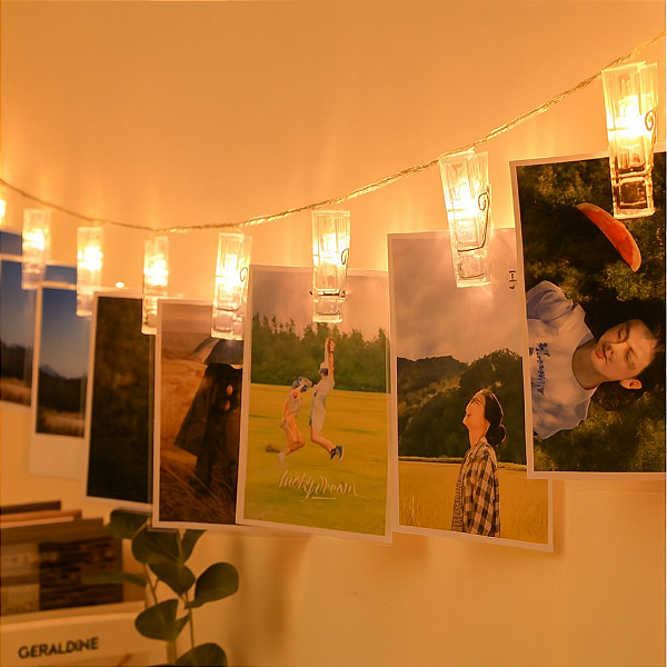 Varal Cordão De LED Decorativo Para Fotos