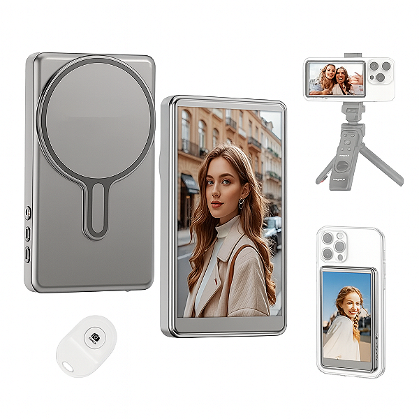 Tela Monitor de Selfie Vlog para Celular