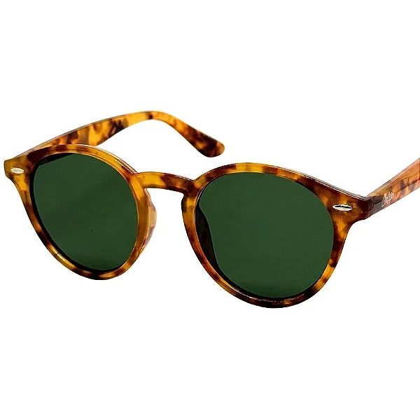 Óculos de Sol Cali - Animal Print C/ Verde