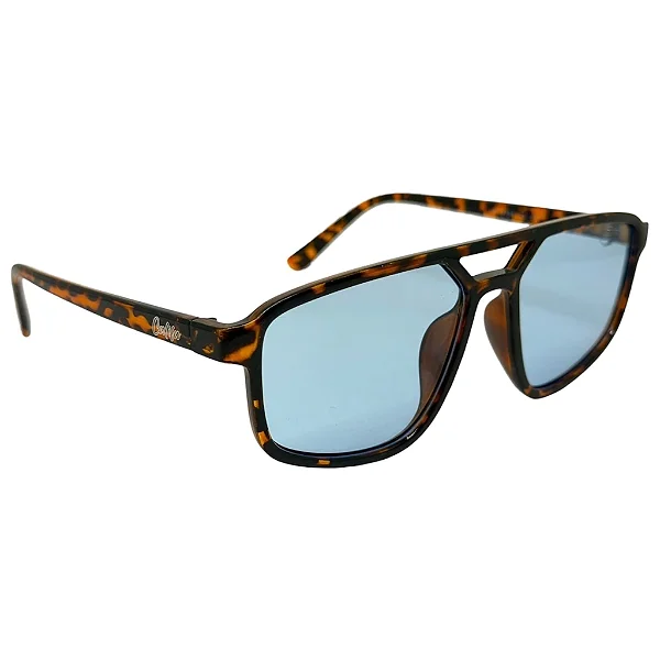 Óculos de Sol Aviador Urban - Animal Print c/ Azul