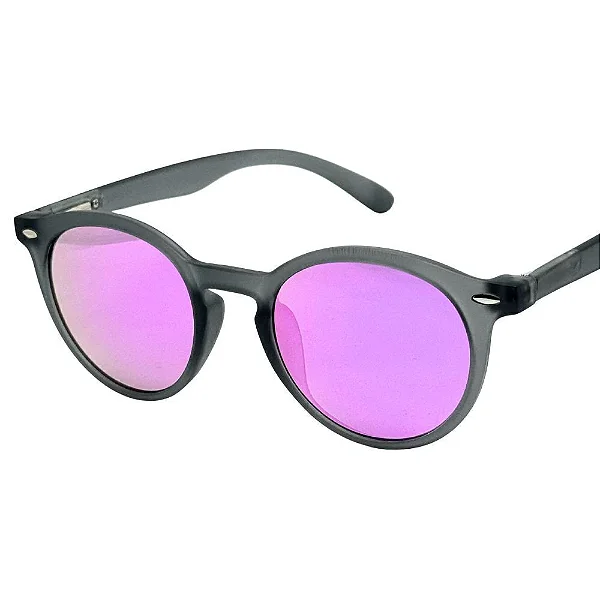 ÓCULOS DE SOL FIRE - CINZA COM ROXO ESPELHADO