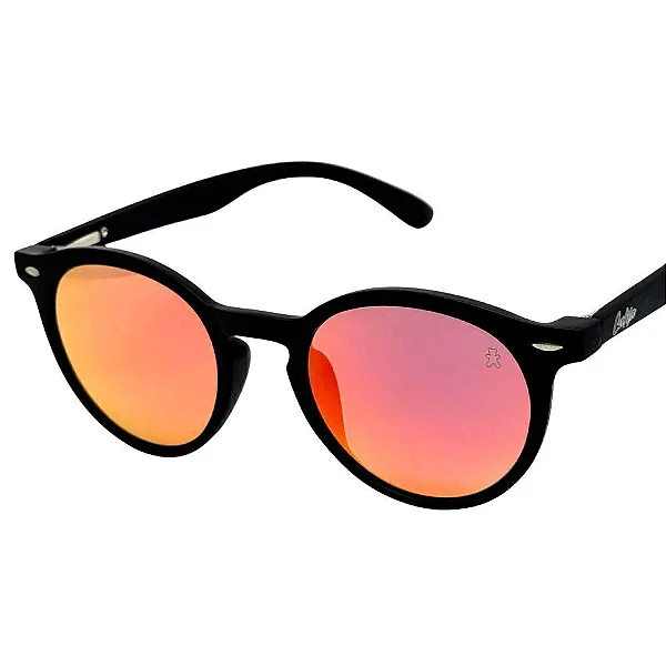 ÓCULOS DE SOL FIRE - PRETO COM VERMELHO ESPELHADO
