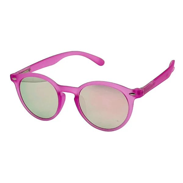 ÓCULOS DE SOL FIRE - ROSA CLEAR COM ROSÊ ESPELHADO