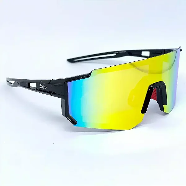 ÓCULOS DE SOL ICE - PRETO COM LARANJA