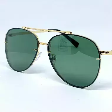 ÓCULOS DE SOL AVIADOR FOX - VERDE COM DOURADO