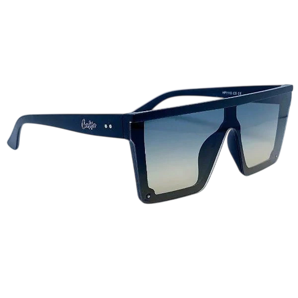 ÓCULOS DE SOL MADRID - PRETO COM LENTE AZUL CLEAR