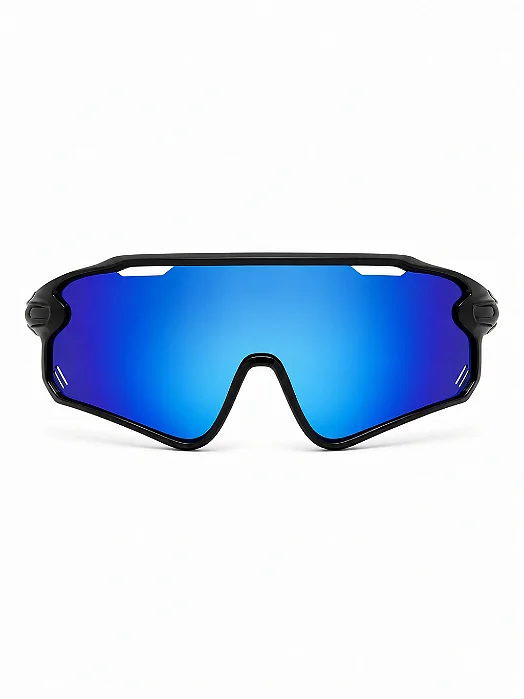 Óculos de Sol Esportivo Copy - Preto e Azul