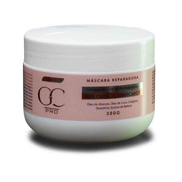 Máscara Reparadora Cabelos Danificados 300g - GC PRO