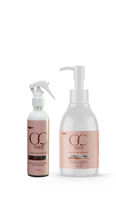 KIT Leave-in Cachos 500ml + Fluido Restaurador 240ml