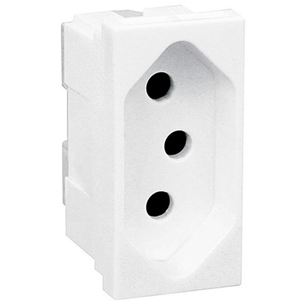 615038BC - Tomada 2P+T 250V Automatico - PialPlus+