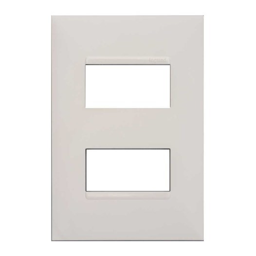 618506BC - Placa 2 Posto separados Horizontal 4x2 - Pial Plus+