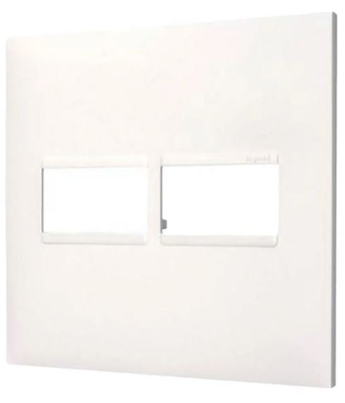 618511BC - Placa 2 Postos separados Horizontal 4x4 - Pial Plus+