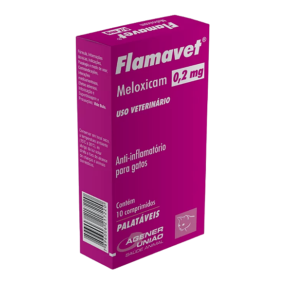 Flamavet Caes 2,0mg (c/ 10 Comp.)