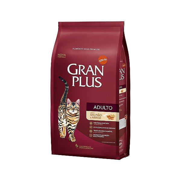 Granplus Menu Gato Ad Salmao/arroz 1kg