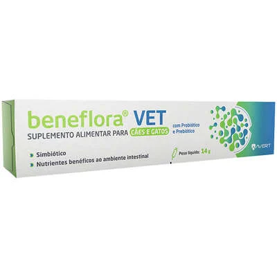 Beneflora Vet Pasta Suplemento Caes E Gatos 14g