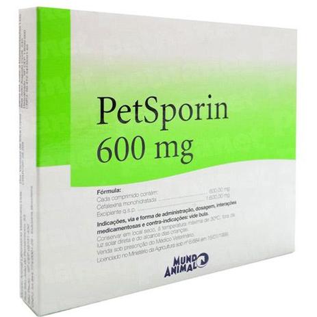 Petsporin 600mg Cartela com 12 Comp