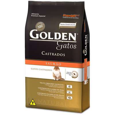 Golden Gatos Ad Castrados Salmao 3 Kg