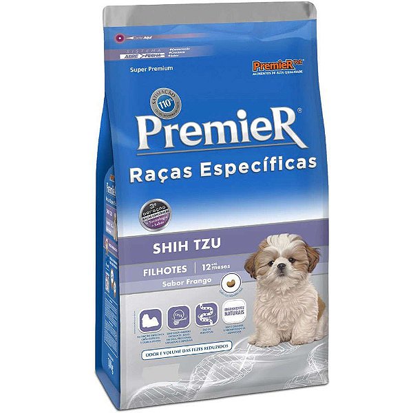 Premier Racas Esp Shih Tzu Filhote 1 Kg