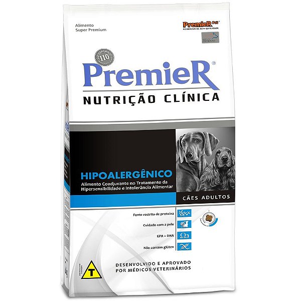 Premier Nutricao Clinica Caes Hipoalergenico 10 Kg