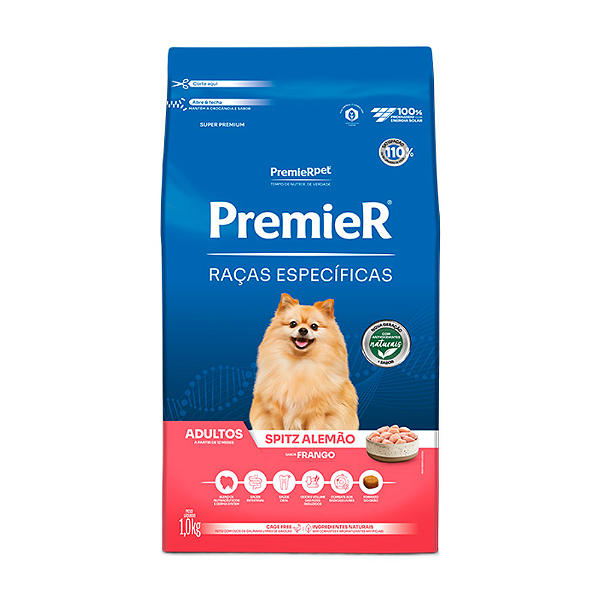 Premier Racas Especificas Caes Adultos Spitz Alemao 1 Kg