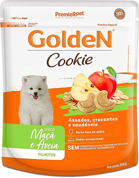 Golden Cookie Caes Filhote Maca E Aveia 350g