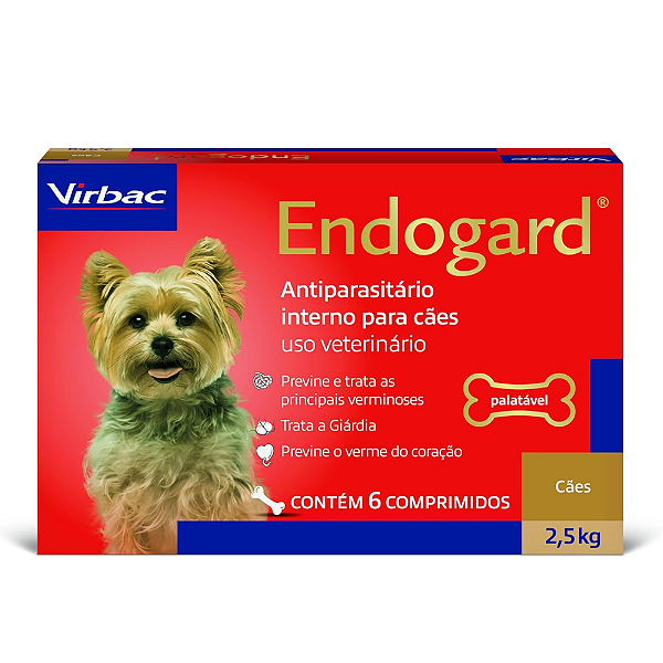 Endogard 2,5 Kg Cartela C/ 2 Comprimidos