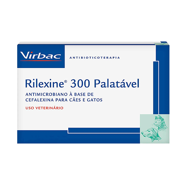 Rilexine 300 Mg - Cartela C/ 7 Comprimidos