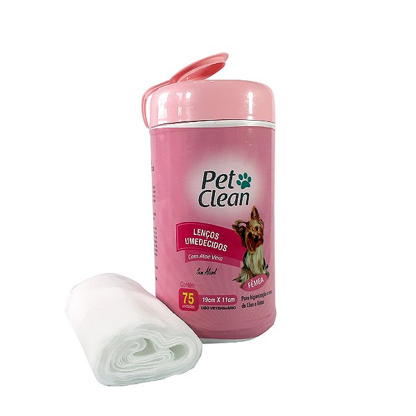 Lencos Umedecidos Femea - Pet Clean
