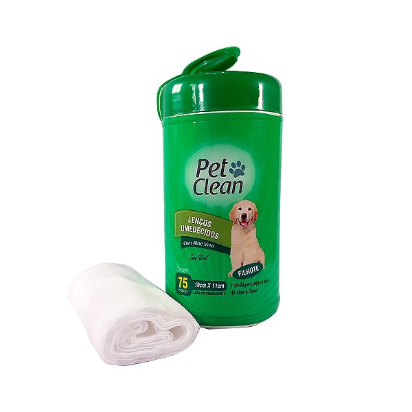 Lencos Umedecidos Filhote - Pet Clean