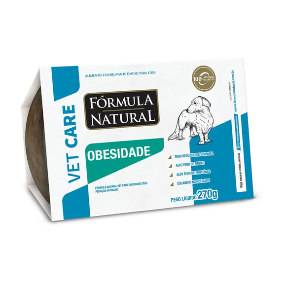 Ração Úmida Fórmula Natural Vet Care Obesidade para Cães 270 g