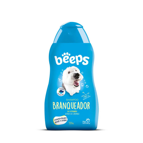 Shampoo Branqueador Beeps Pet Society 500 ml