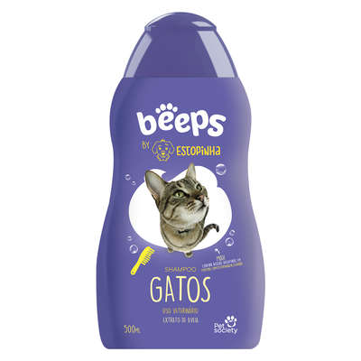 Shampoo Gatos Beeps Estopinha 500ml