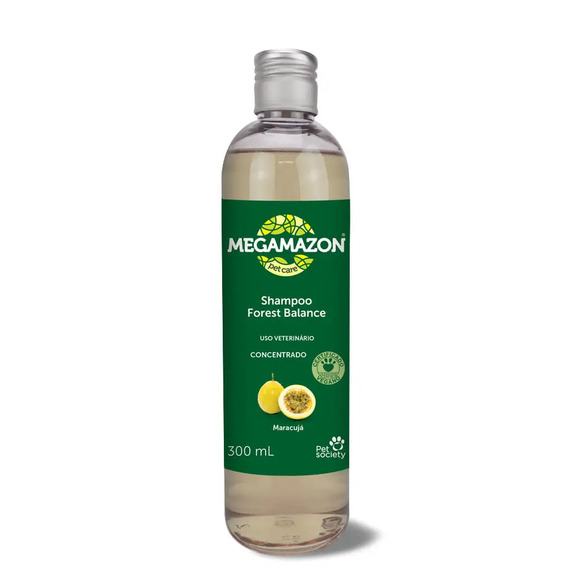 Shampoo Forest Balance Maracujá Megamazon Pet Society 300 ml