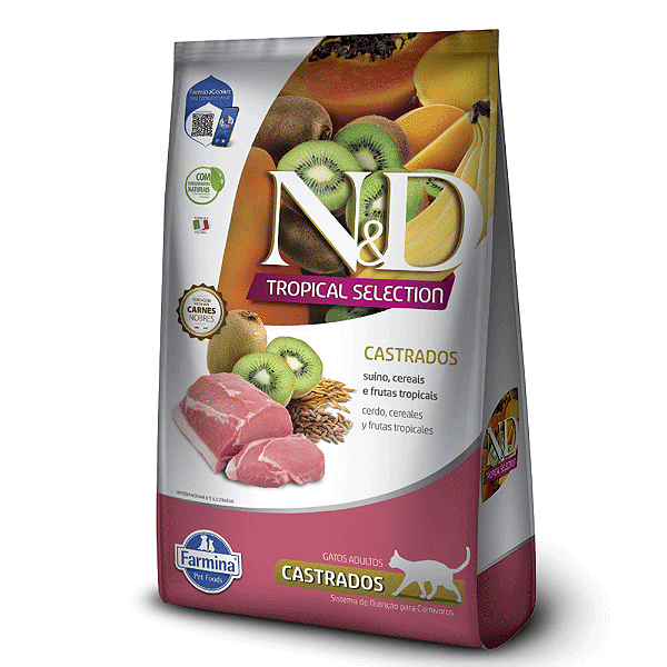 Nd Tropical Sel Feline Castrado Suino 1,5kg