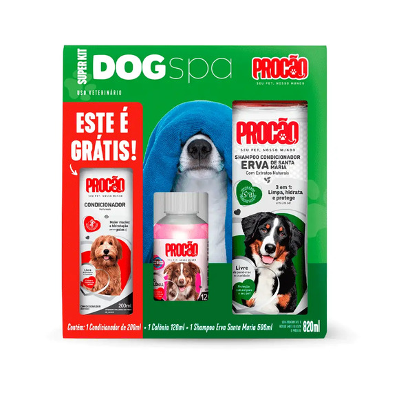 Kit Dog Spa Procão Único