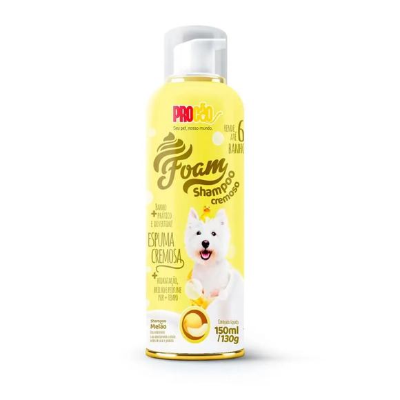 Shampoo Cremoso Foam Melão Procão 150 ml