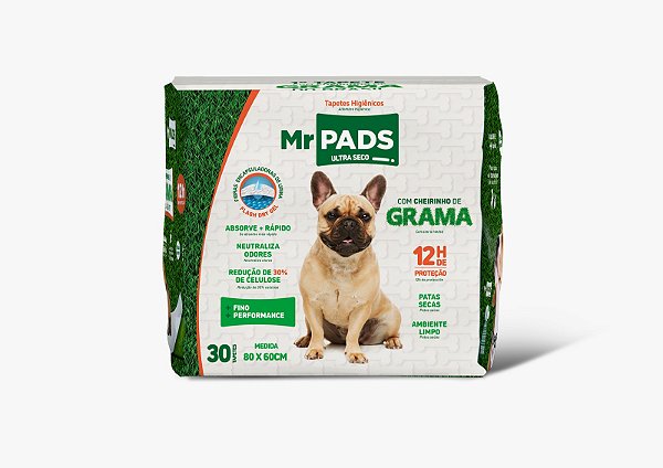Tapete Grama 80x60 C/ 30 Un Mr. Pads - Procao