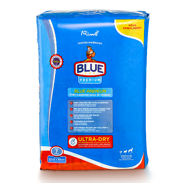 Tapete Higienico Blue Premium 07 Und 82x60 Cm