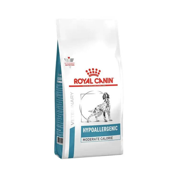 Ração Royal Canin Hypoallergenic Moderate Calorie Cães Adultos 10,1 kg