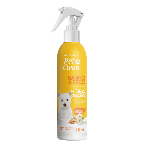 Banho a Seco Pet Clean Hidratação Camomila 240ml
