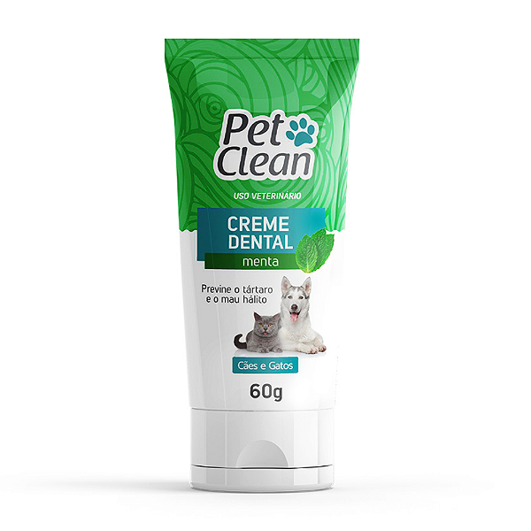 Creme Dental Menta 60 G - Pet Clean
