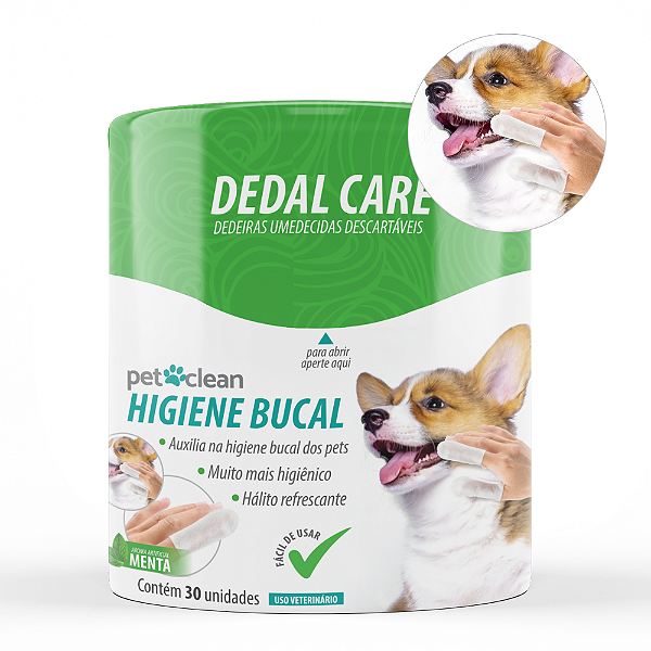 Dedal Care Bucal C/30 Un - Pet Clean