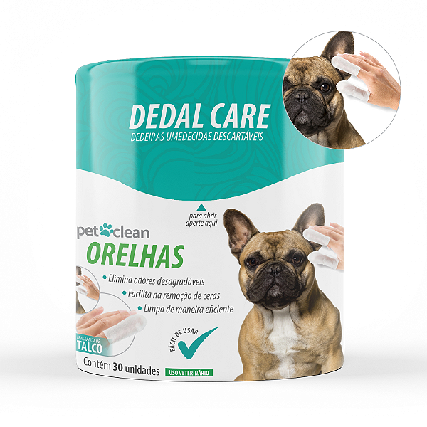 Dedal Care Orelhas C/30 Un - Pet Clean
