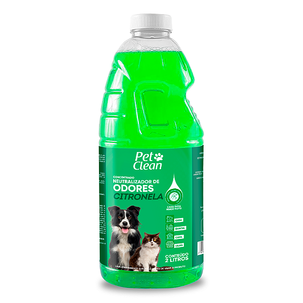 Eliminador De Odores Citronela 2 L - Pet Clean