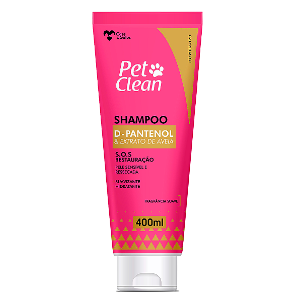 Shampoo Bisnaga D-pantenol 400 Ml - Pet Clean