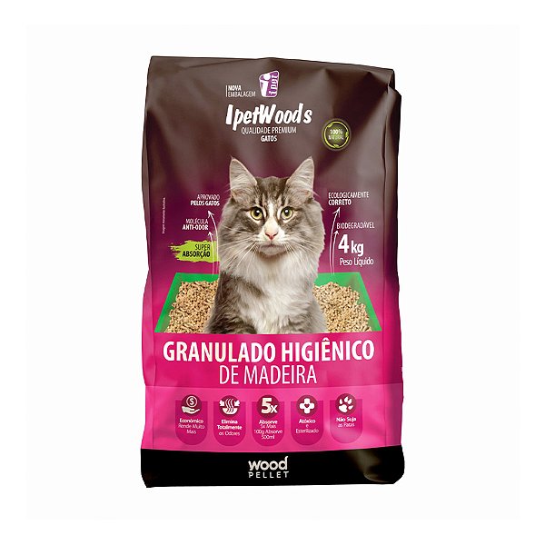 Gran. De Madeira Ipetwoods 4 Kg