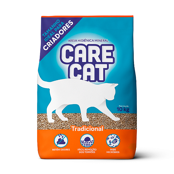 Areia Hig. Carecat Criadores 10 Kg