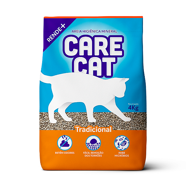 Areia Hig. Carecat Tradicional 4 Kg