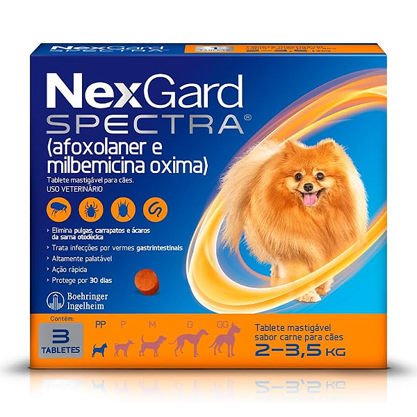 Nexgard Spectra Pp C/ 3 Comp. (2 - 3,5)