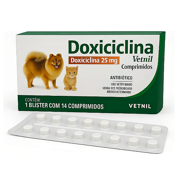 Doxiciclina Vetnil Comp. 25 Mg